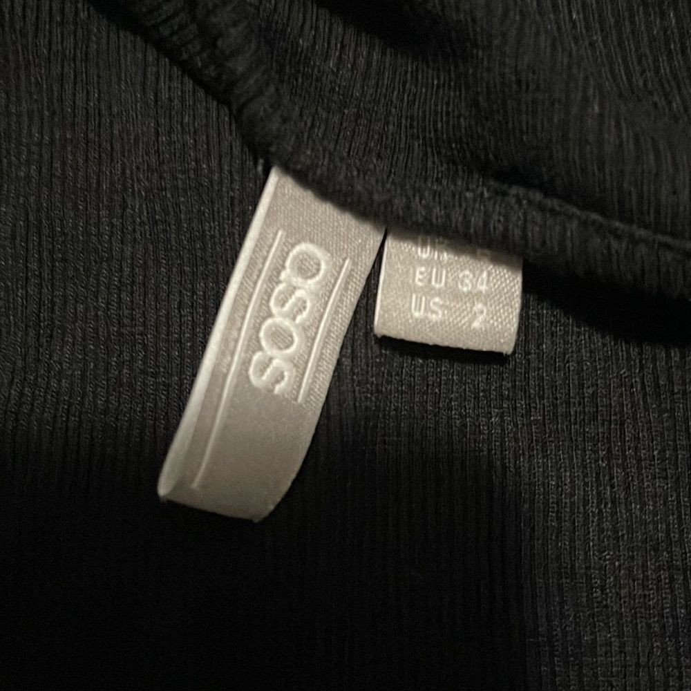 NWOT- ASOS- 2. Fitted Ribbed Dress - Picture 6 of 7